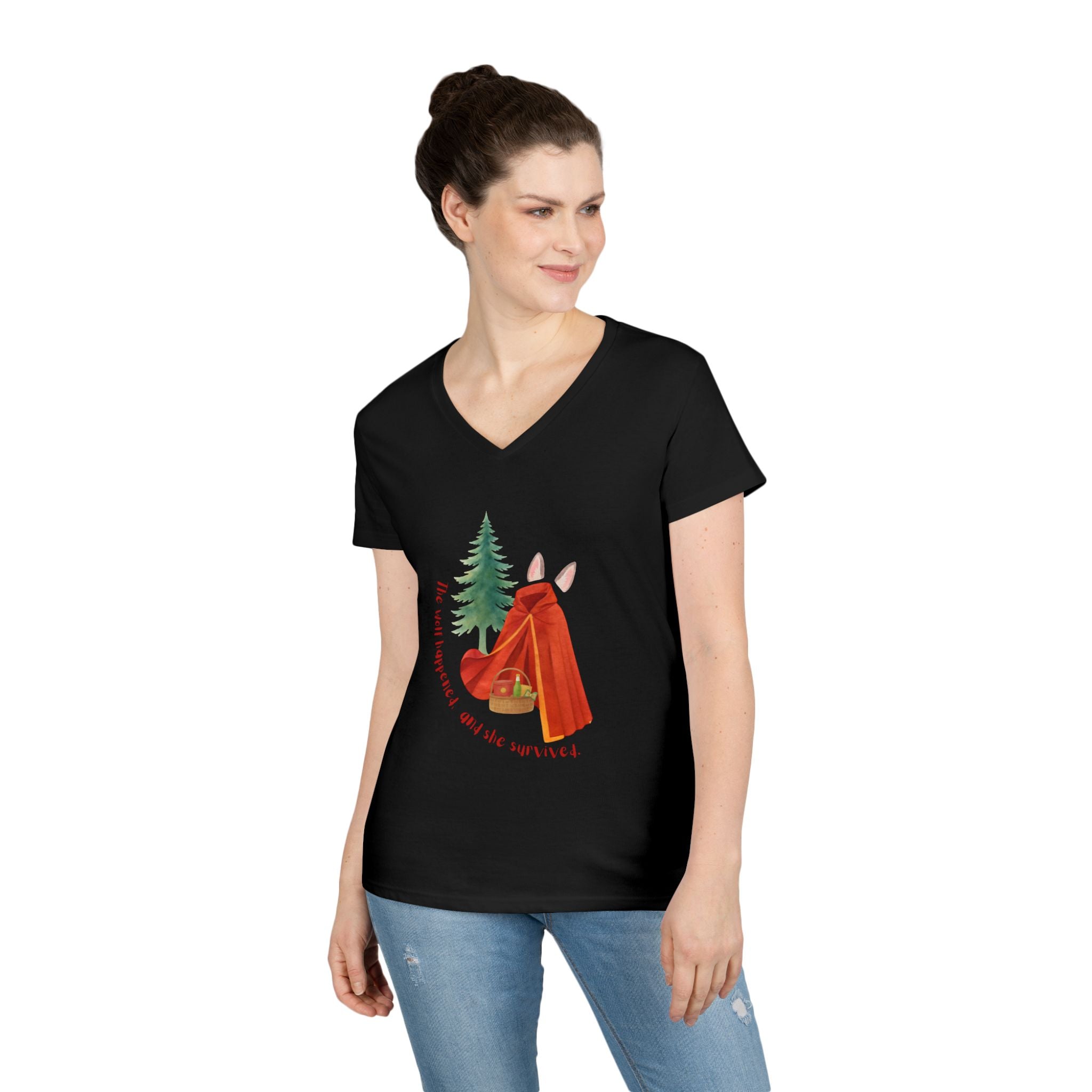 Red's Survival Life V-Neck T-Shirt