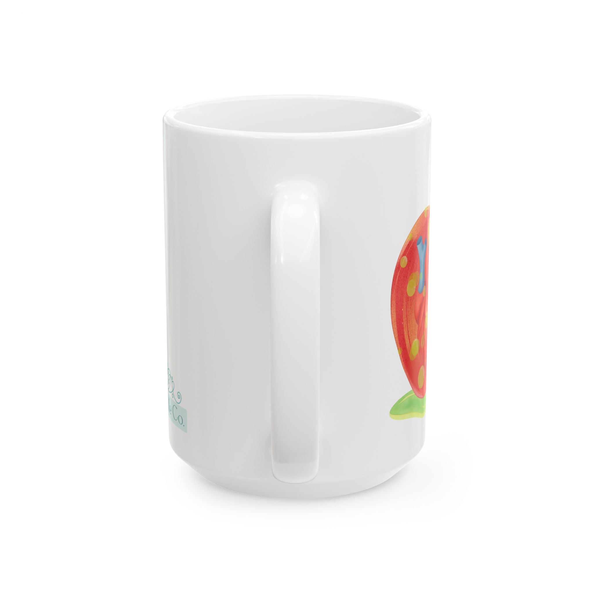 Snow White's Heart Ceramic Mug, 15oz