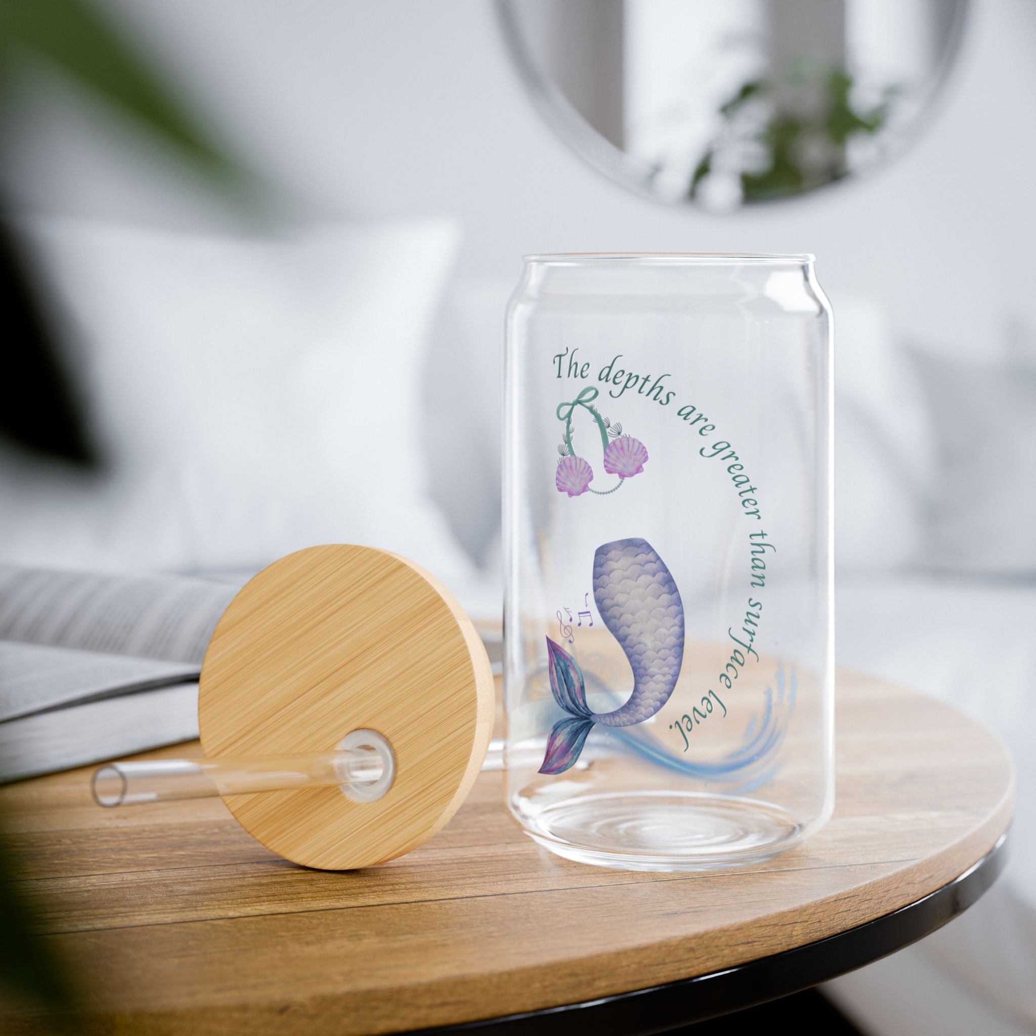Little Mermaid's Depth Sipper Glass, 16oz
