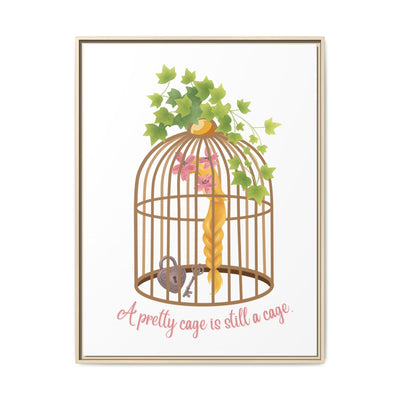 Rapunzel's Cage Matte Canvas, Framed (Multi-color)