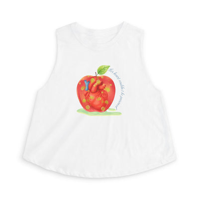 Snow White's Heart Life Cropped Tank Top
