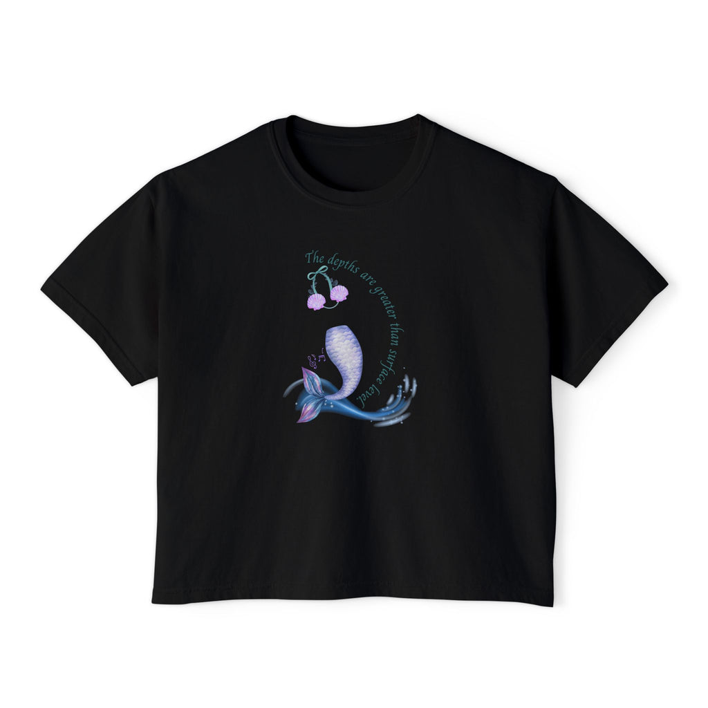 Little Mermaid's Depth Boxy Tee