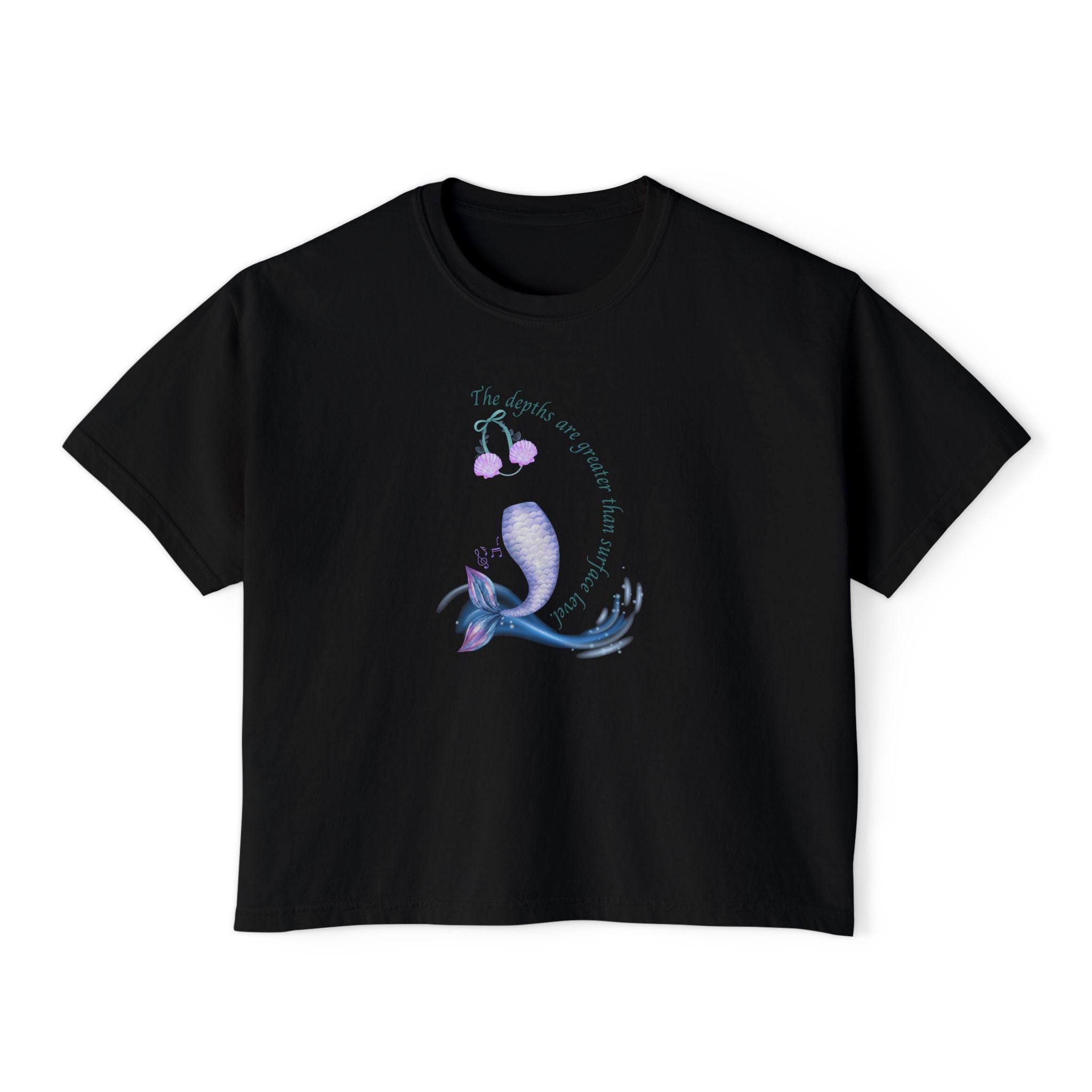 Little Mermaid's Depth Boxy Tee