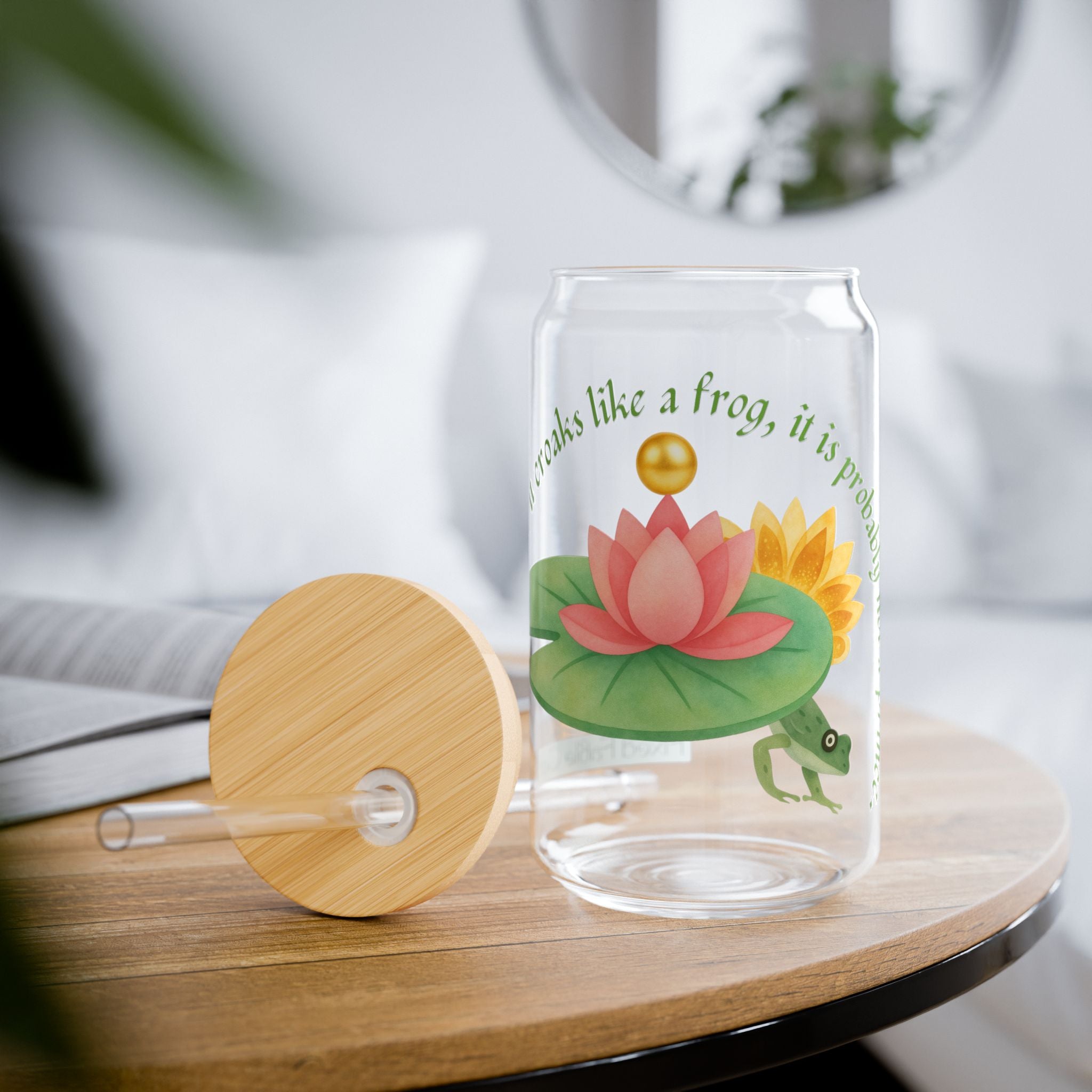 Frog Princess's Truth Sipper Glass, 16oz
