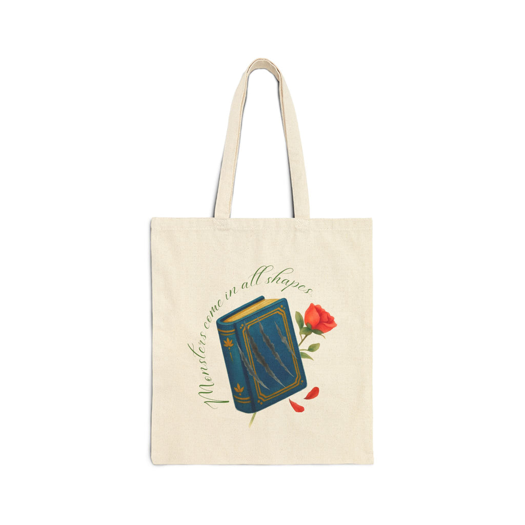 Belle's Monsters Cotton Canvas Tote Bag