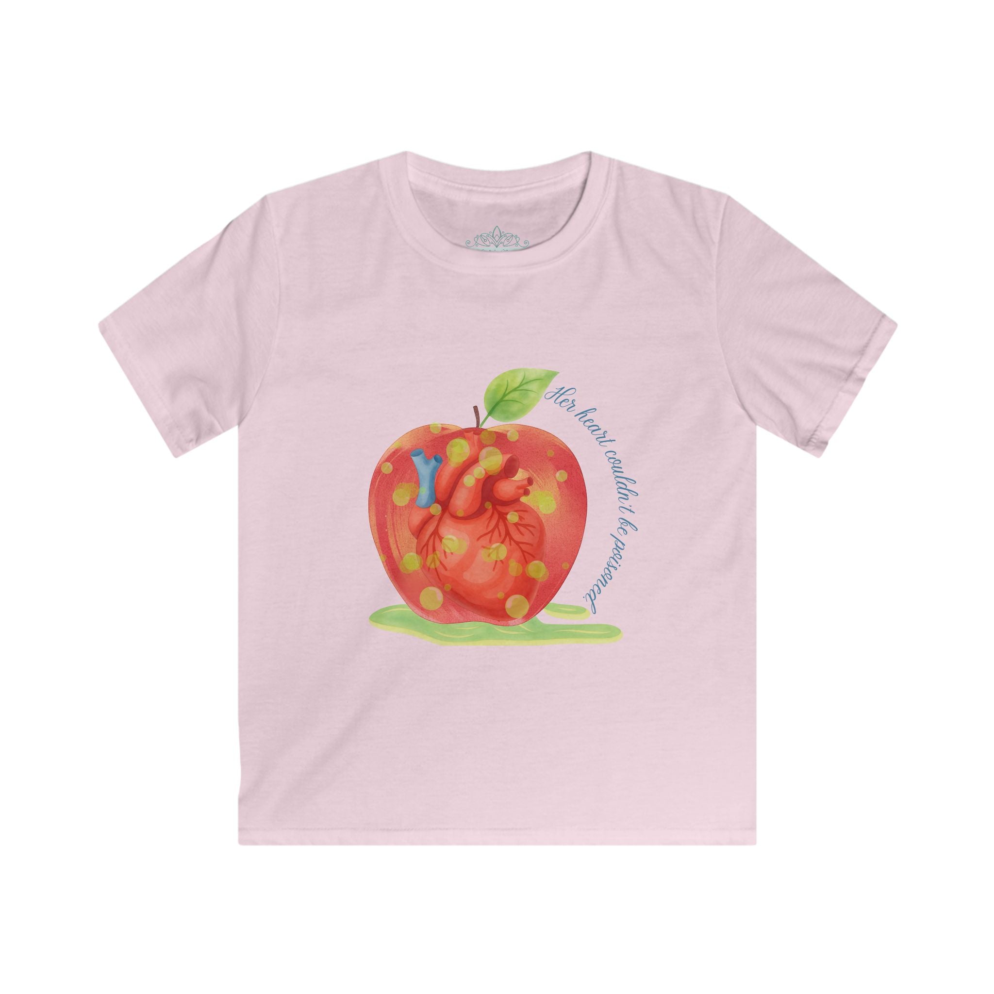 Snow White's Heart Kids Softstyle Tee