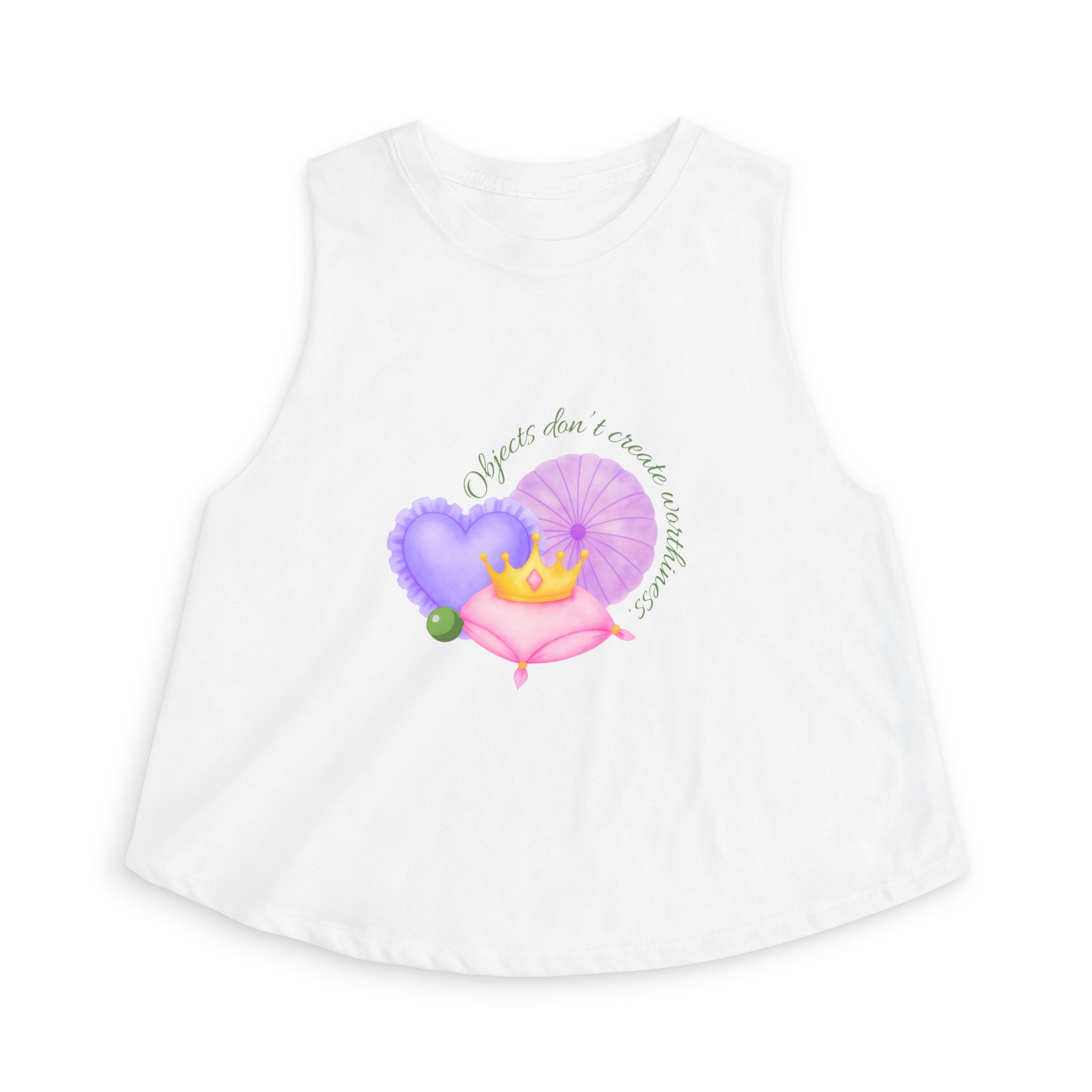 Princess Pea's Worth Cropped Tank Top