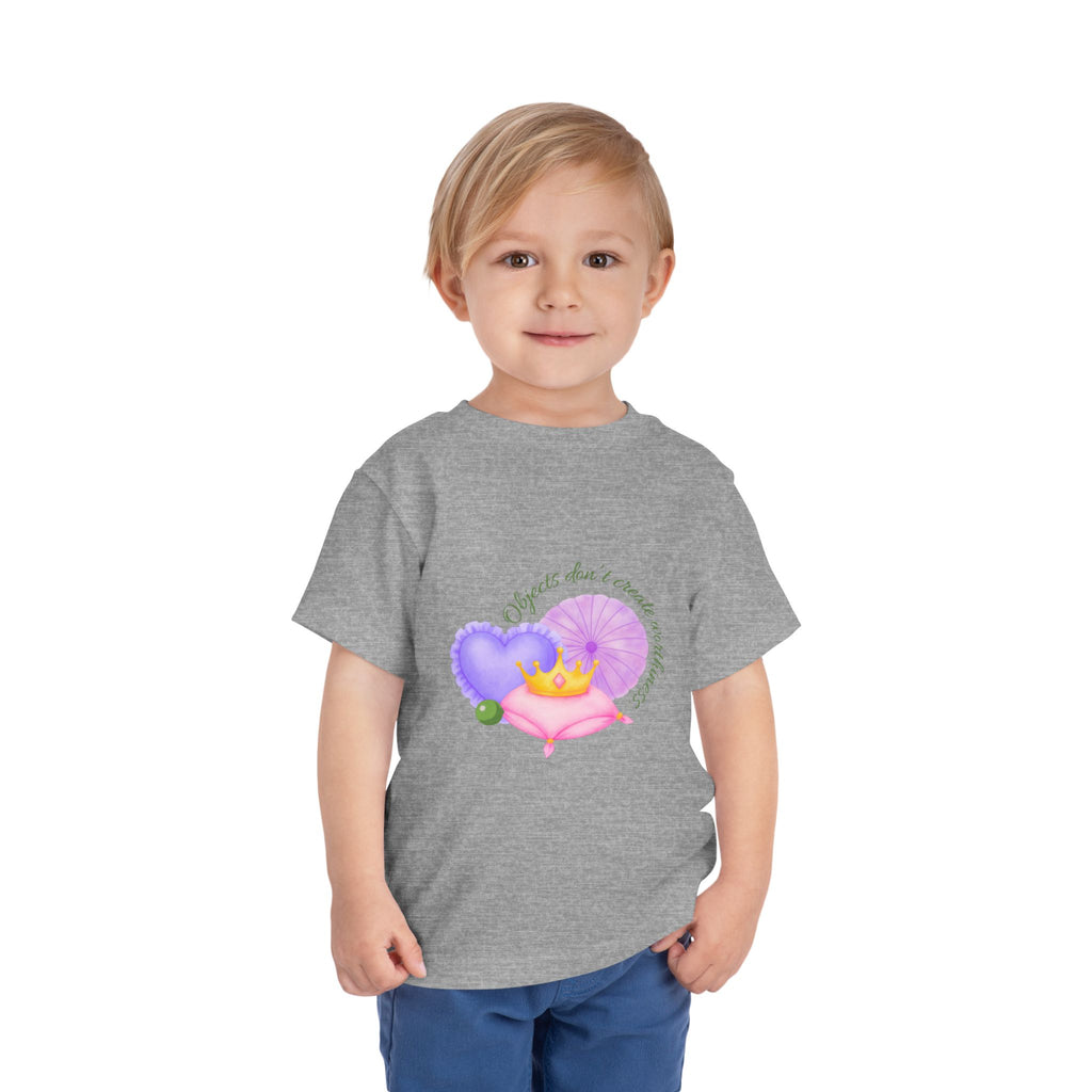 Princess Pea's Worth Toddler Short Sleeve Tee
