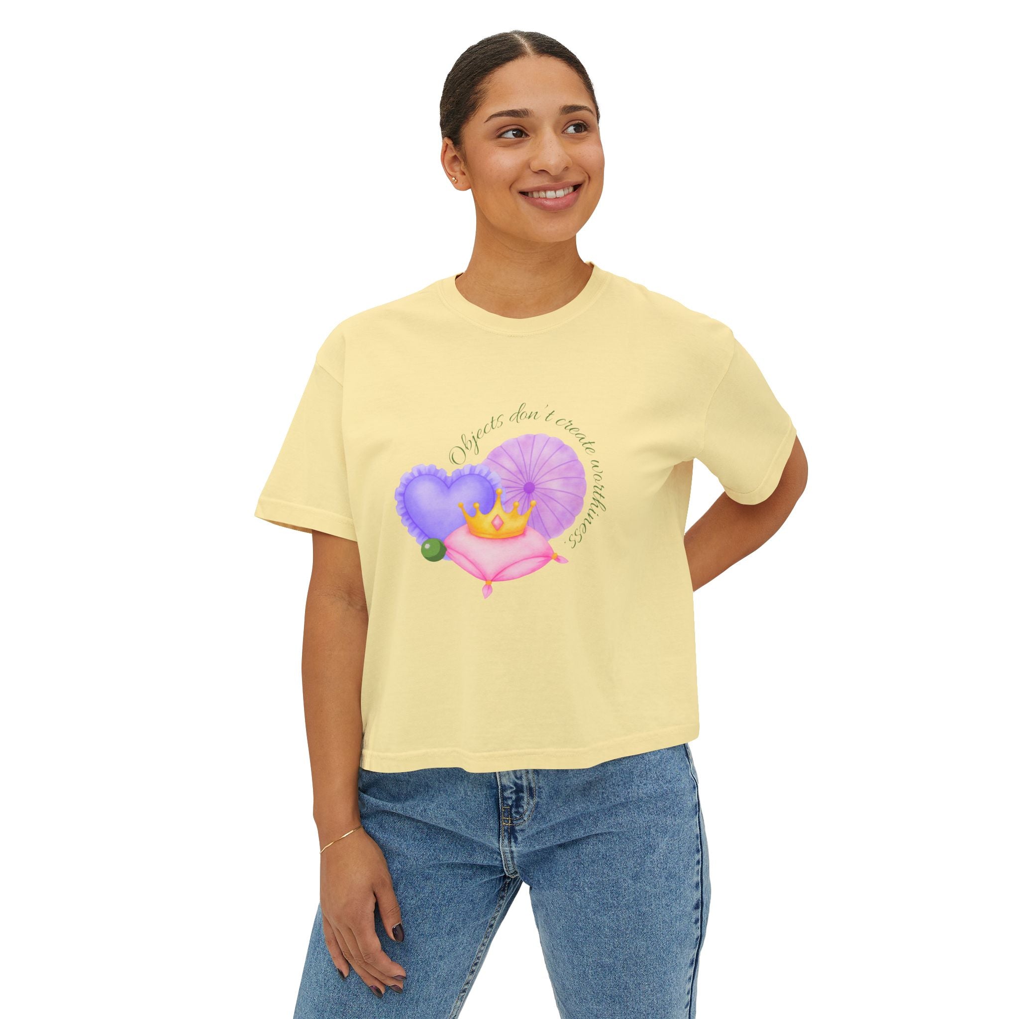 Princess Pea's Worth Boxy Tee