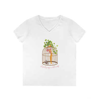 Rapunzel's Cage V-Neck T-Shirt