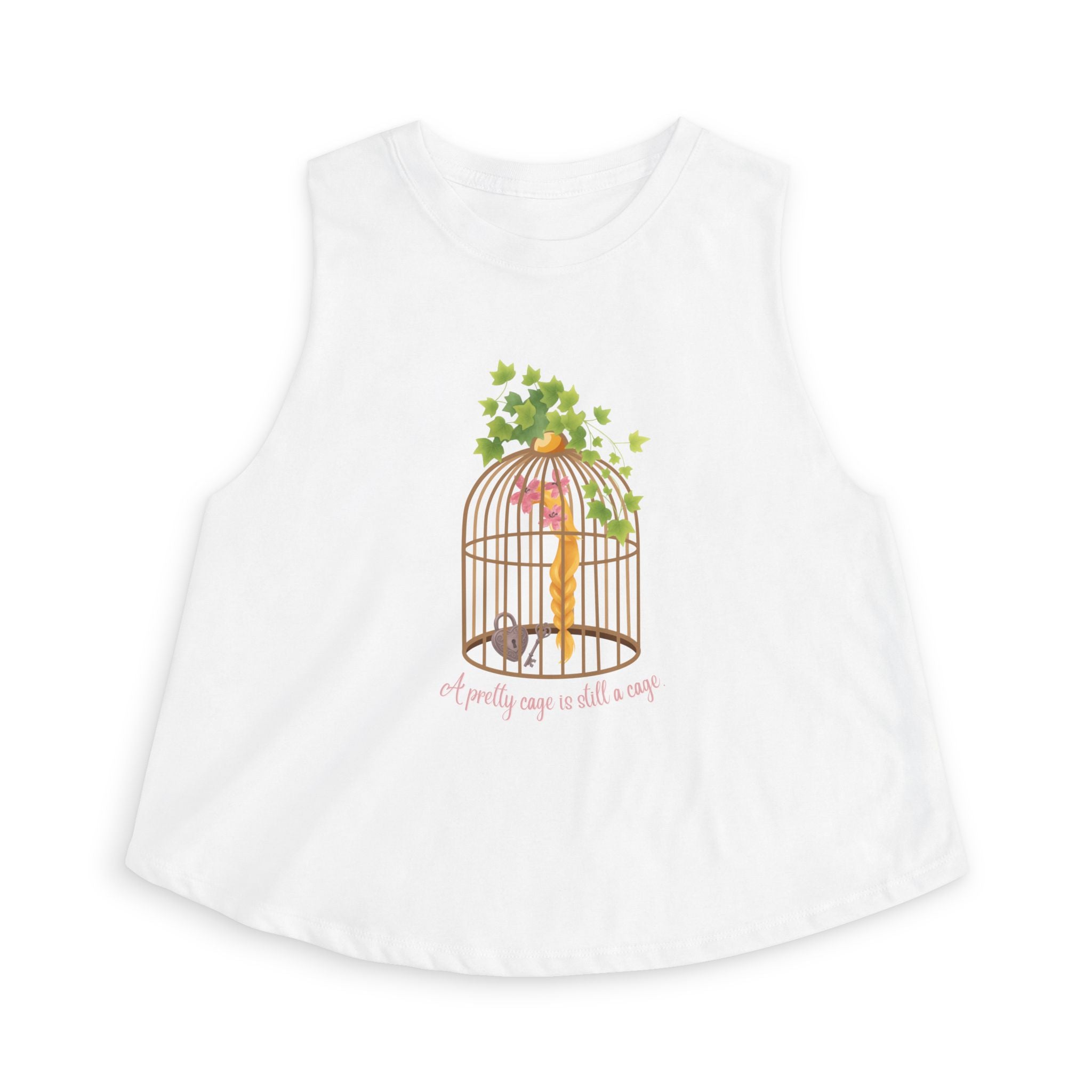 Rapunzel's Cage Cropped Tank Top