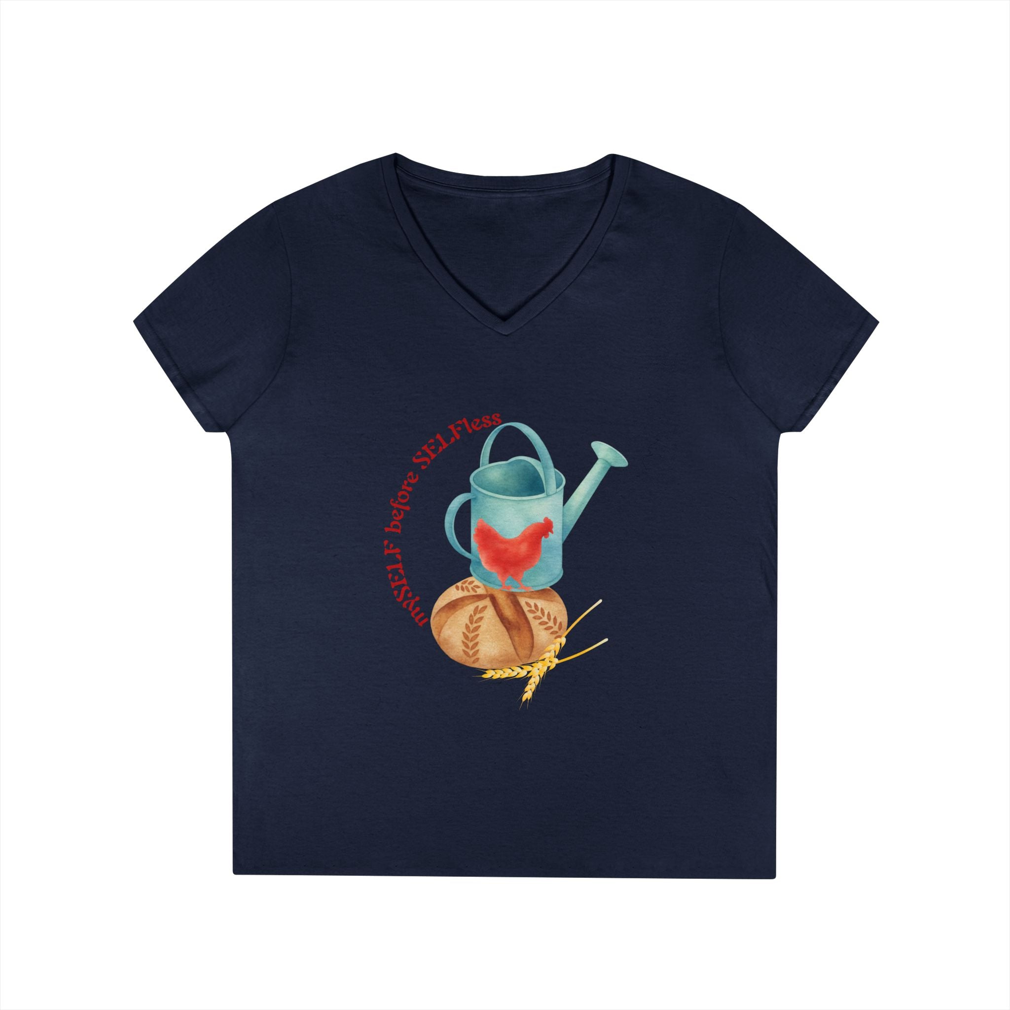 Red Hen's Self Ladies' V-Neck T-Shirt
