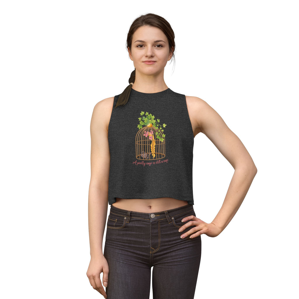Rapunzel's Cage Cropped Tank Top