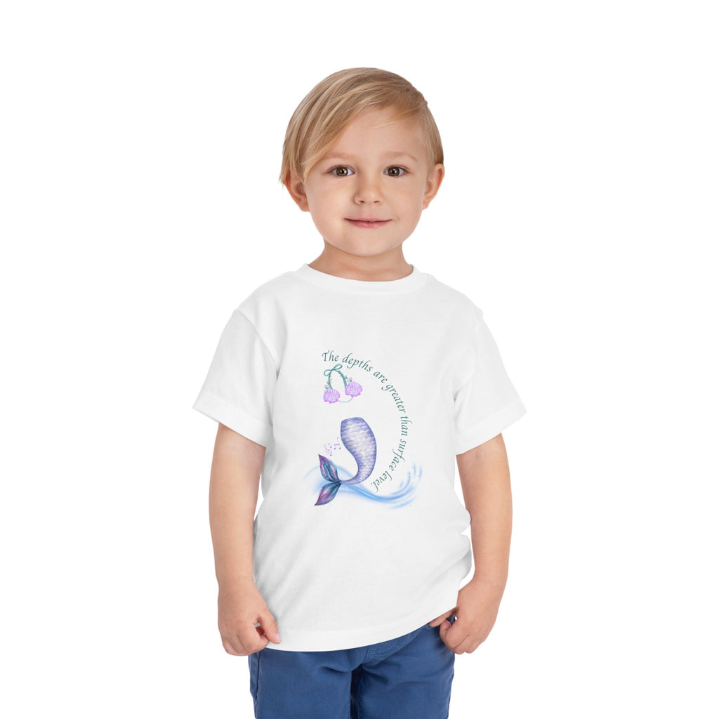 Little Mermaid's Depth Toddler Short Sleeve Tee