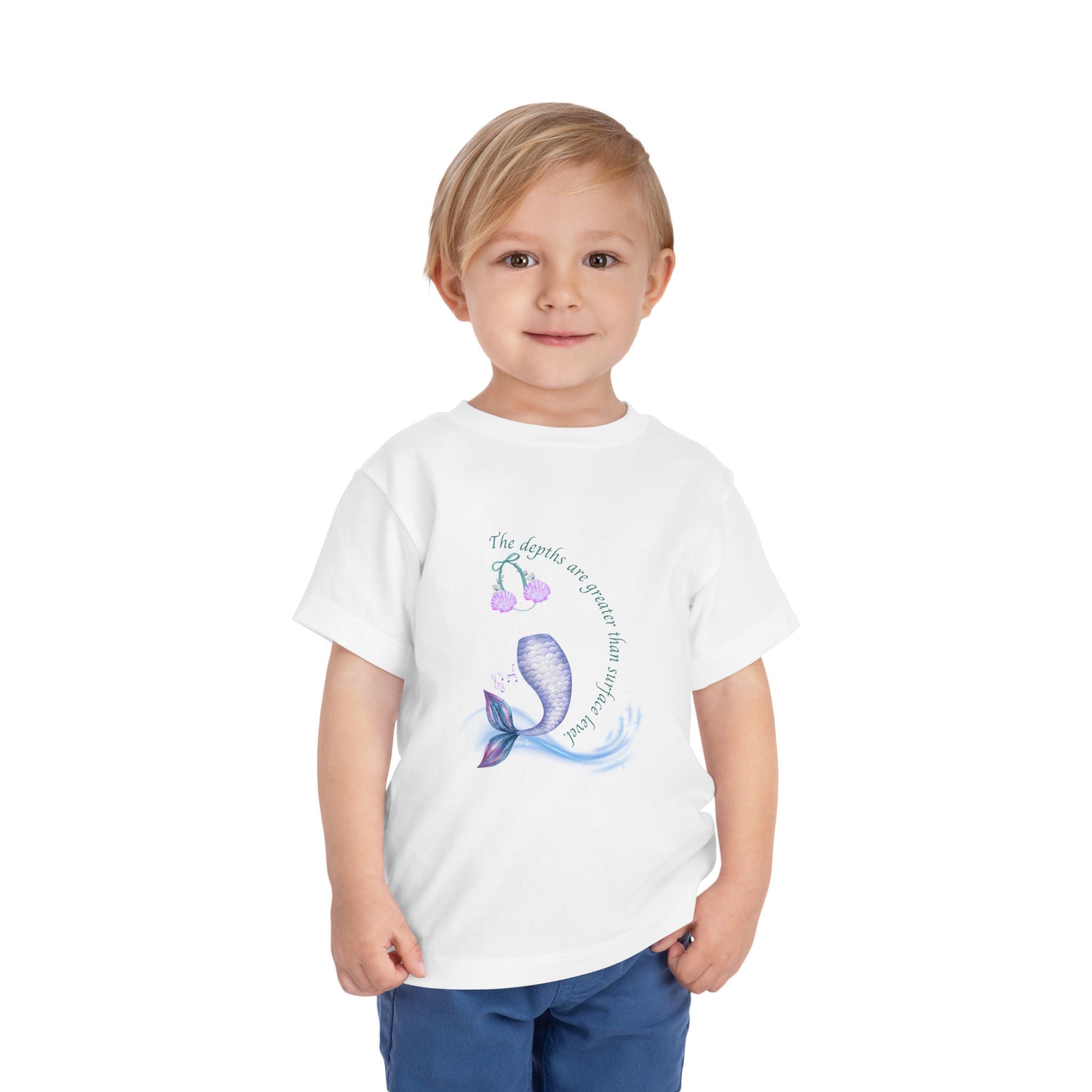Little Mermaid's Depth Toddler Short Sleeve Tee