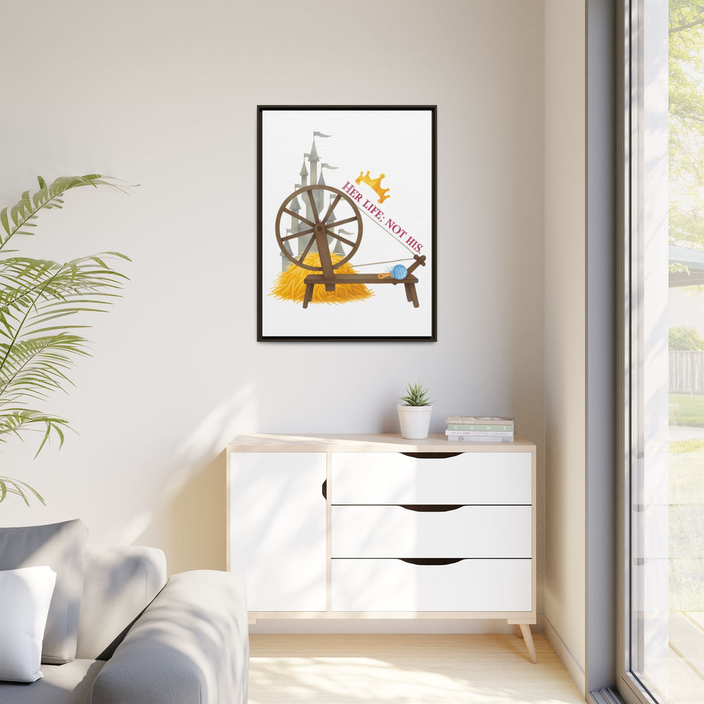 Miller's Daughter's Life Matte Canvas, Framed (Multi-color)