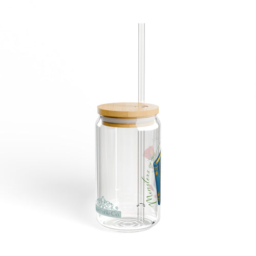Belle's Monsters Sipper Glass, 16oz
