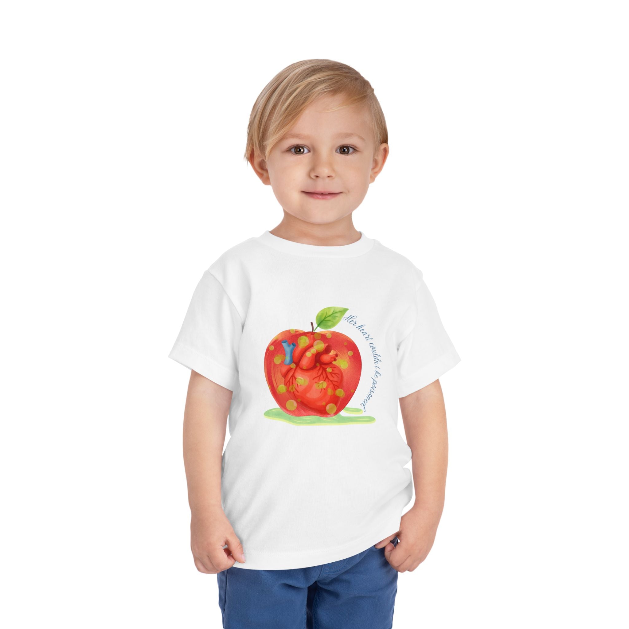 Snow White's Heart Toddler Short Sleeve Tee