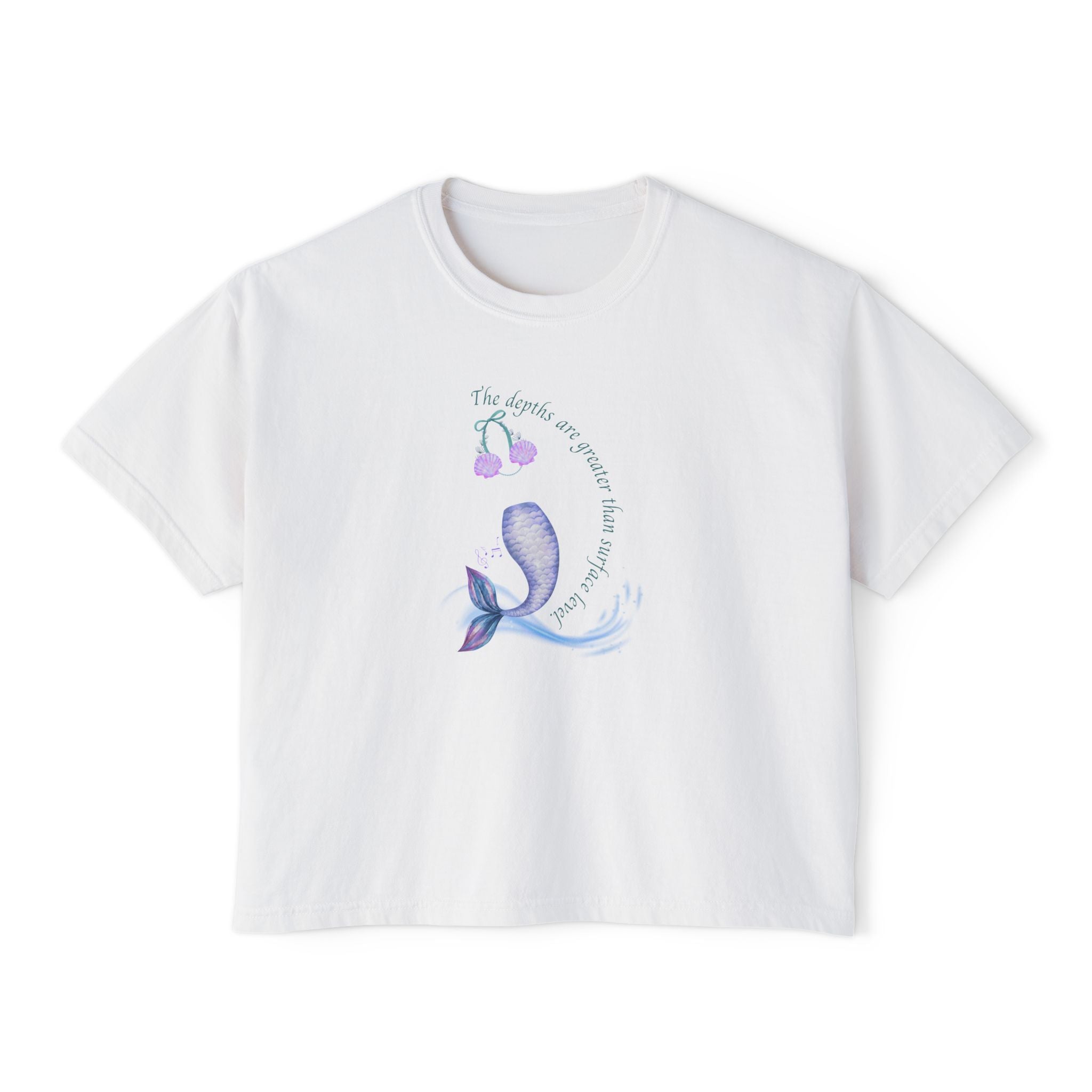 Little Mermaid's Depth Boxy Tee