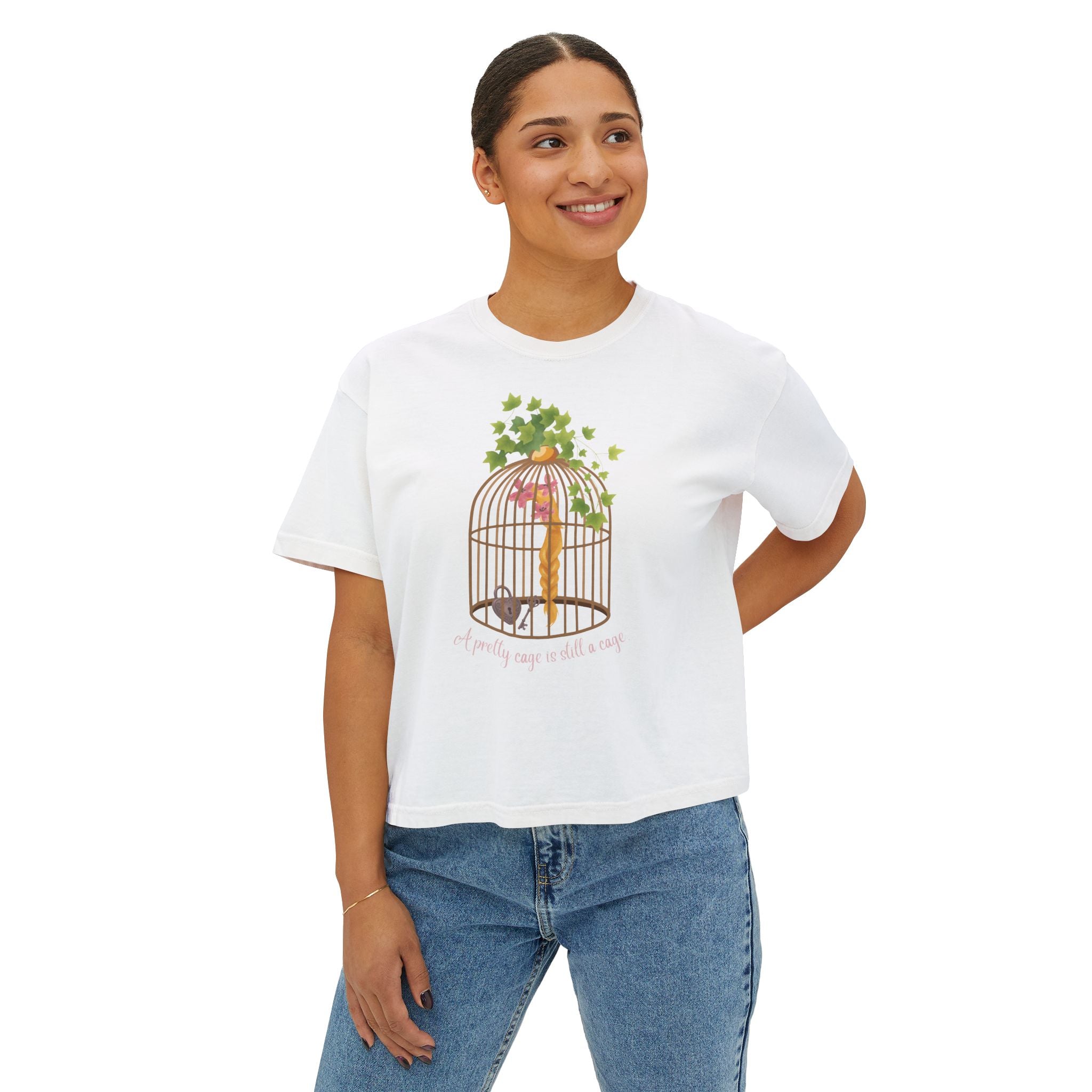 Rapunzel's Cage Boxy Tee